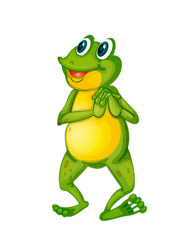 frogs clipart flower