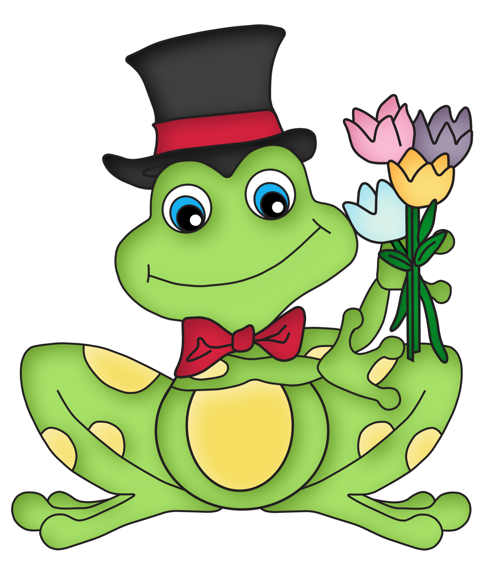 frogs clipart hat