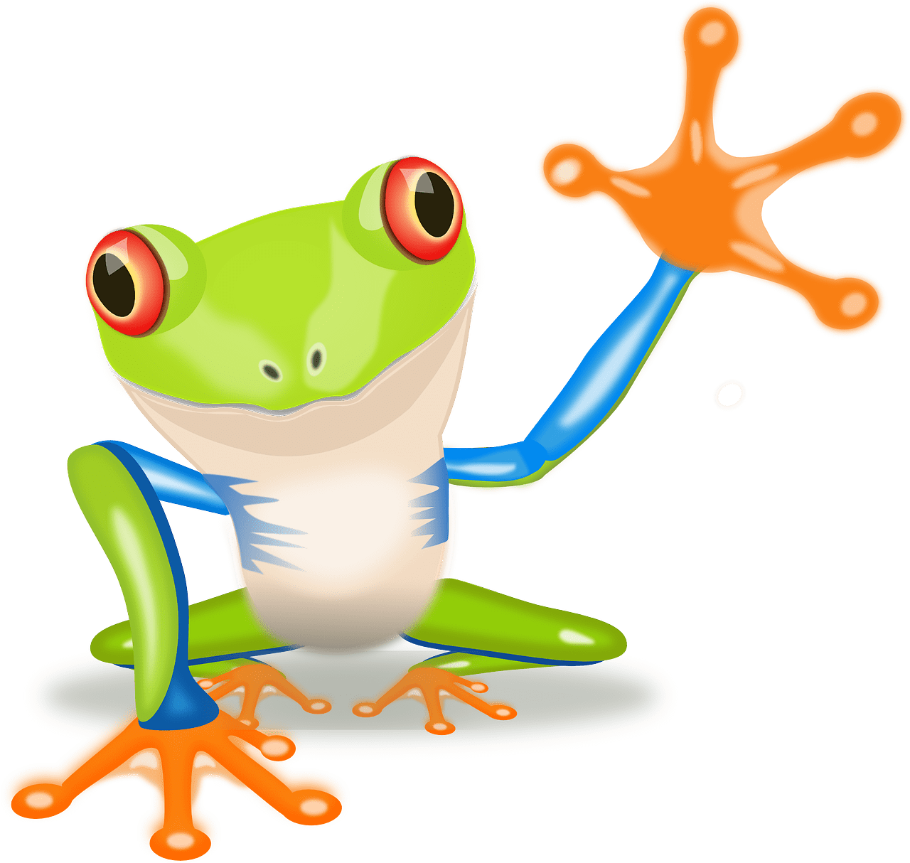 frogs clipart holiday