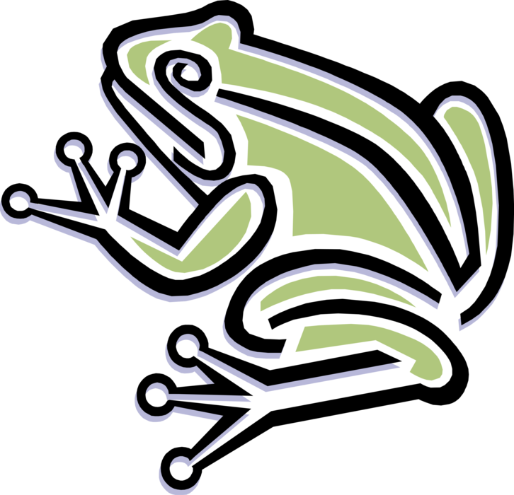 frogs clipart vector