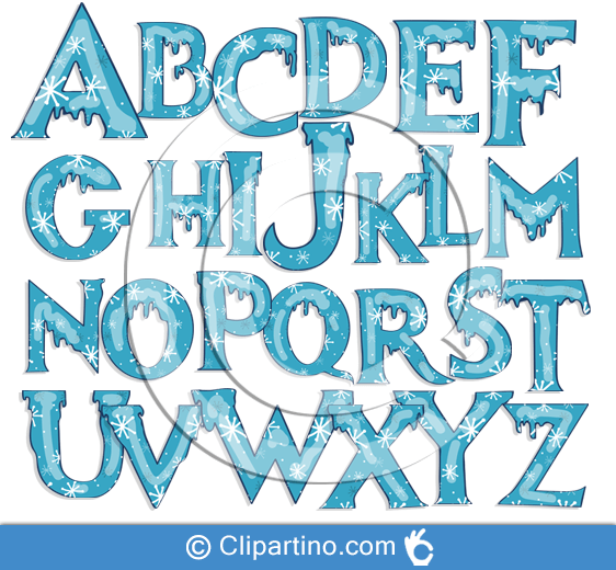 frozen clipart alphabet