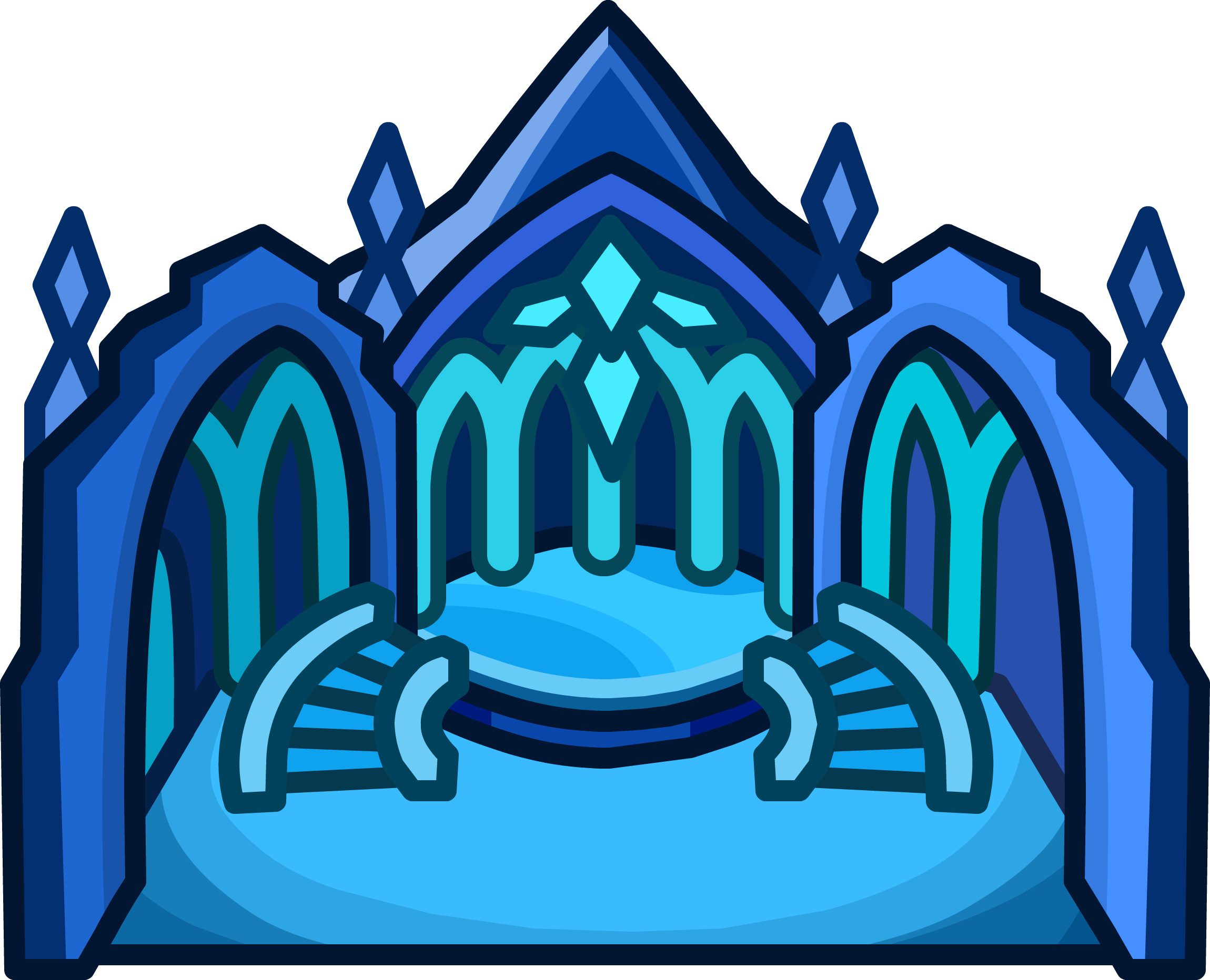 frozen clipart ice palace