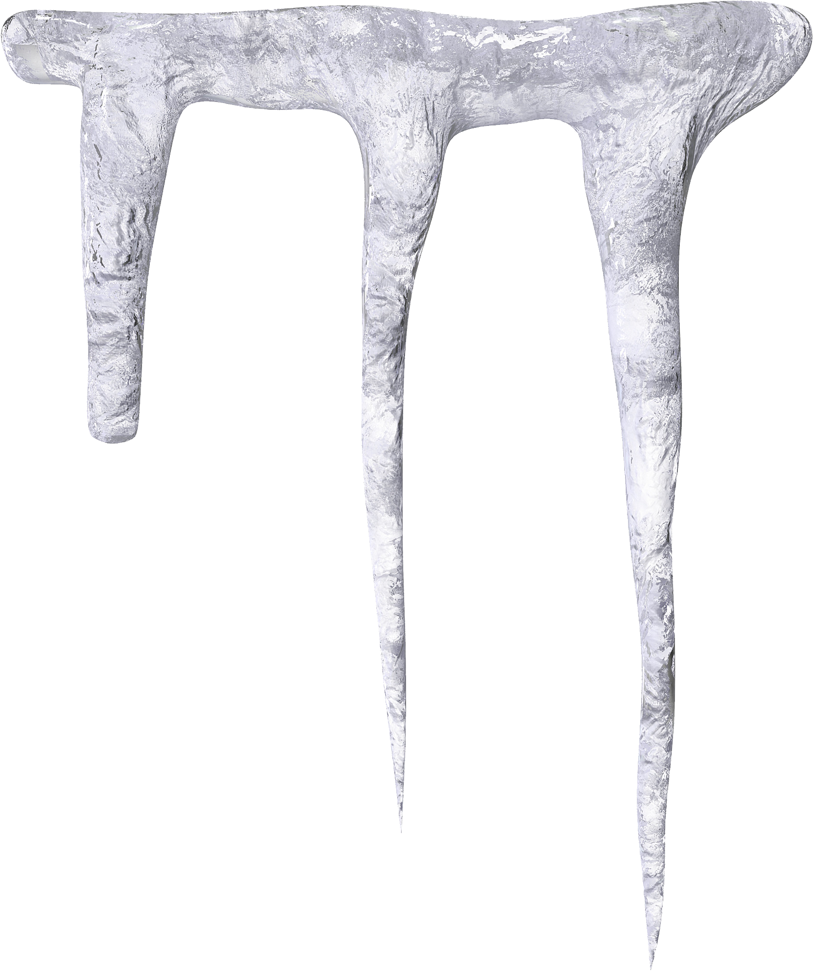 one clipart icicle