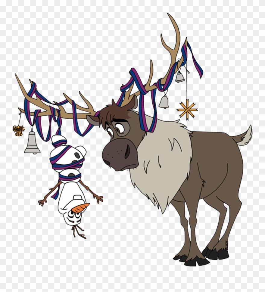 Olaf clipart sven olaf. Frozen happychristmas merrychristmas 