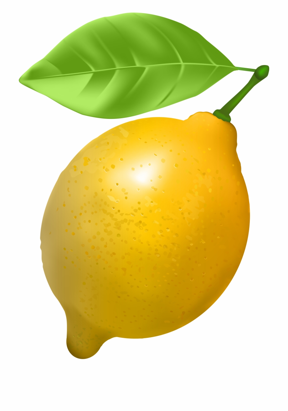 lemon clipart realistic