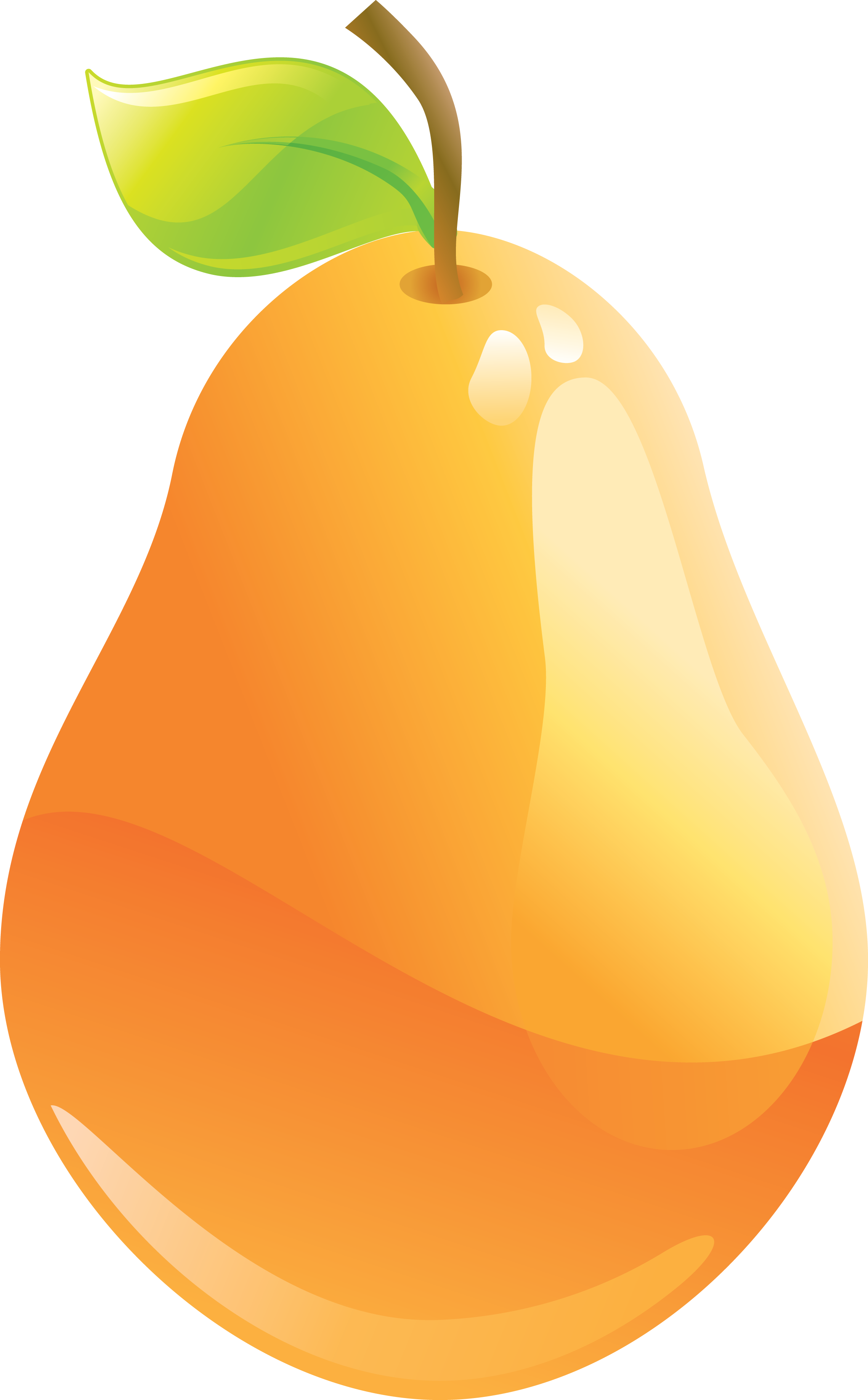 pear clipart cartoon