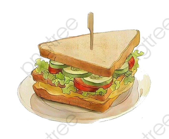 Sandwich clipart vegetable sandwich. Transparent fruit and png