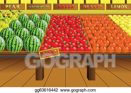 fruit clipart vegetable store