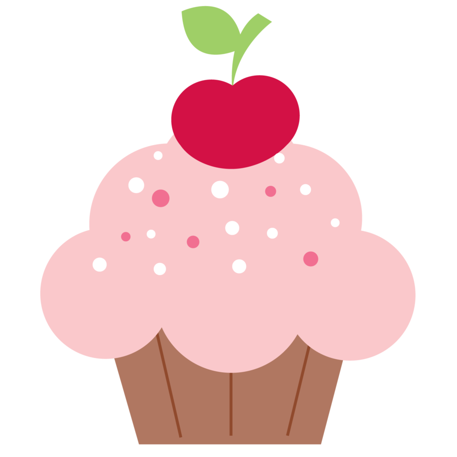 fruits clipart cupcake