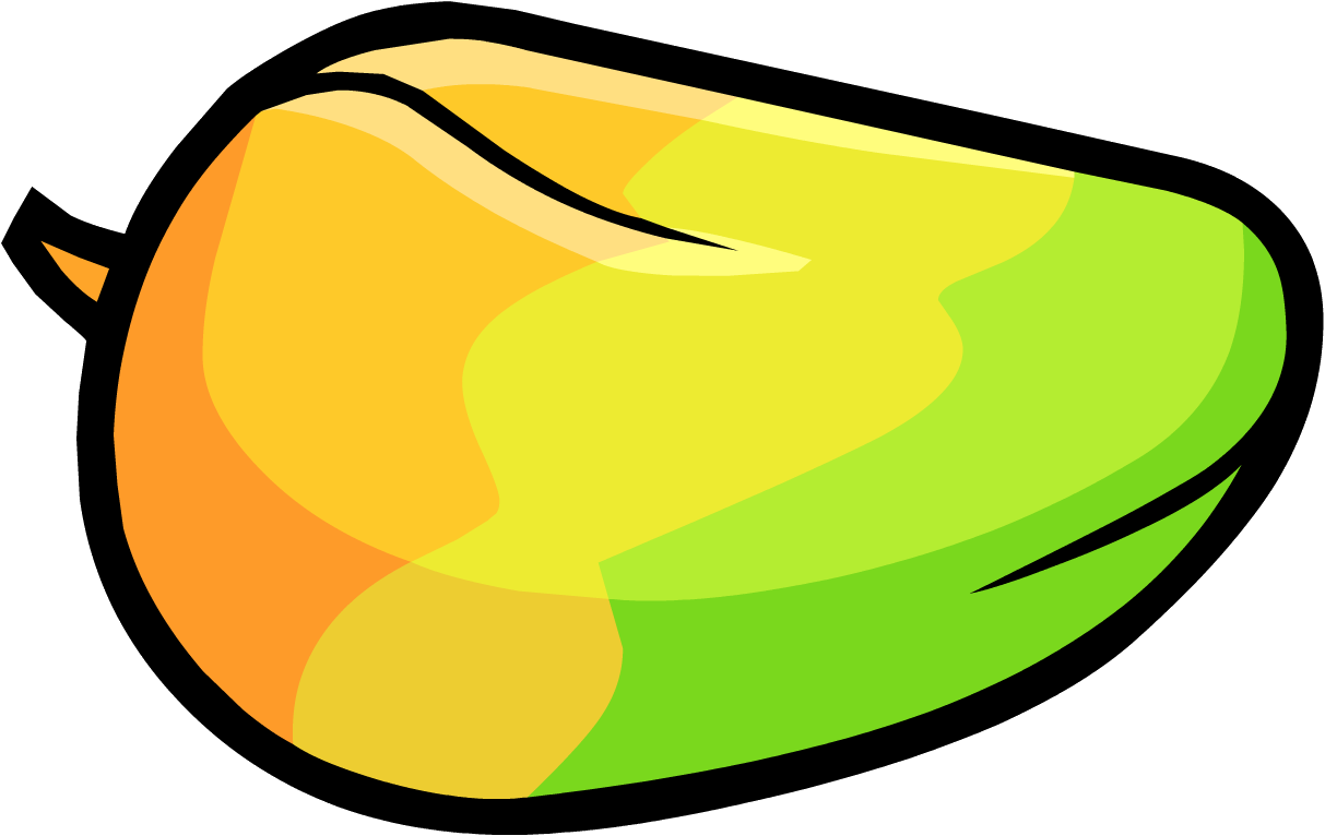 mango clipart individual fruit