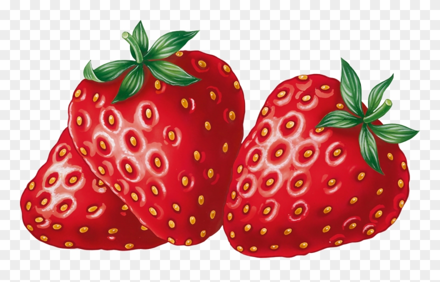 strawberries clipart 3d png