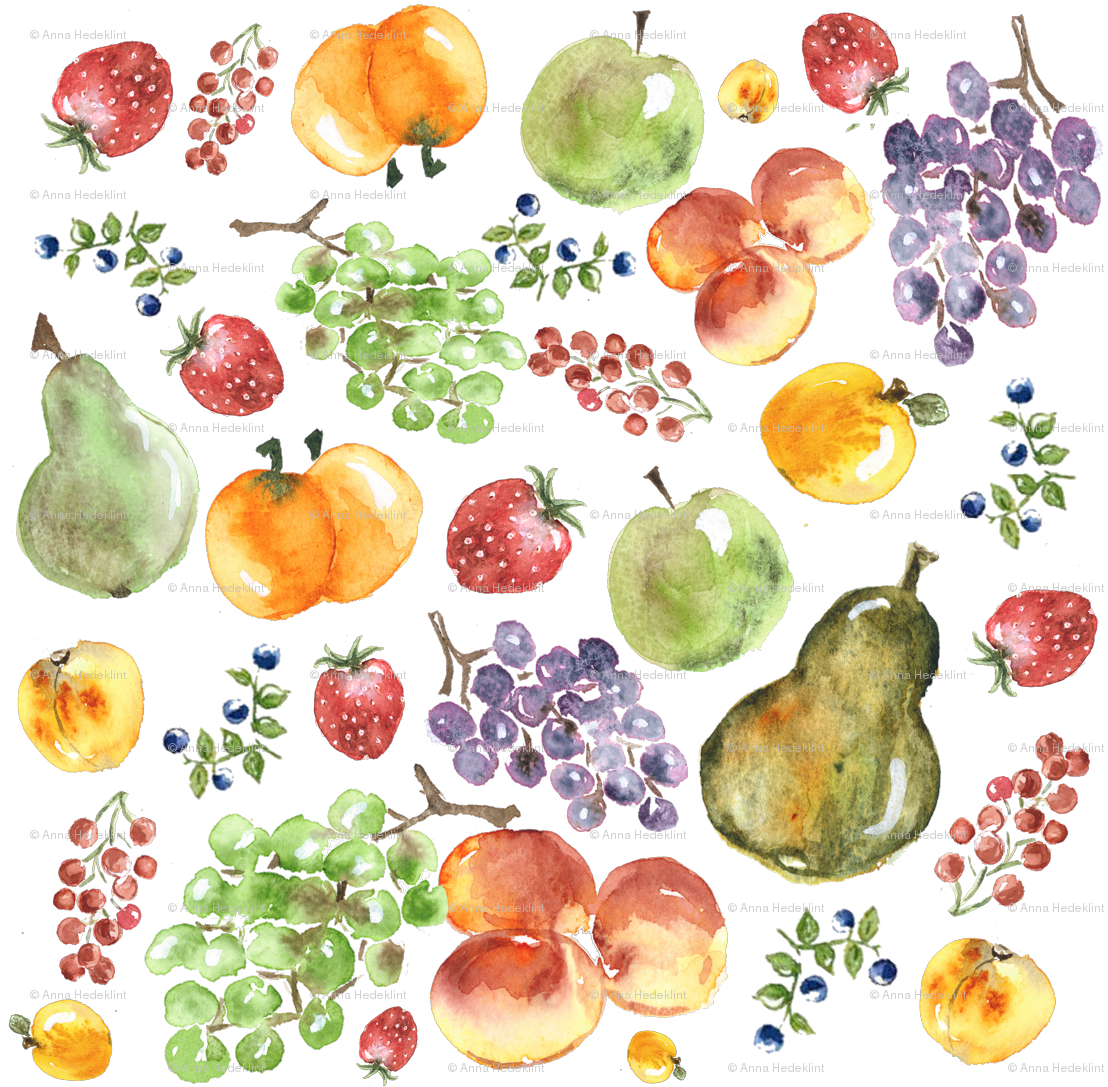 fruits clipart summer season