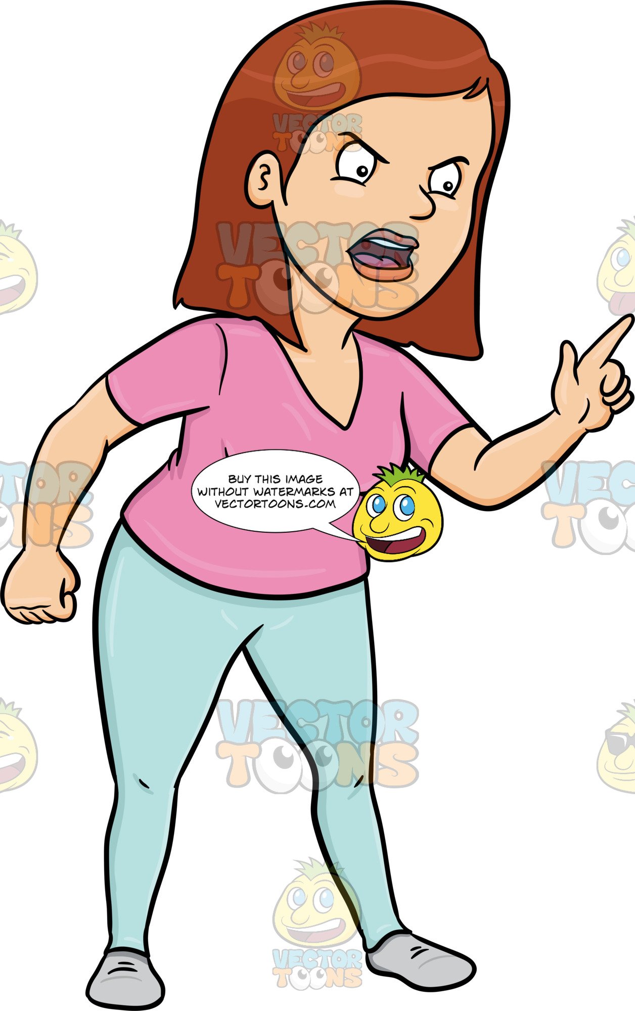 frustrated clipart woman mad