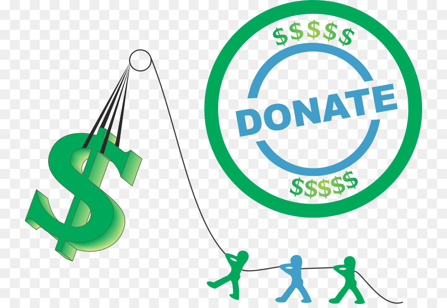 Fundraiser clipart business. Background green text 