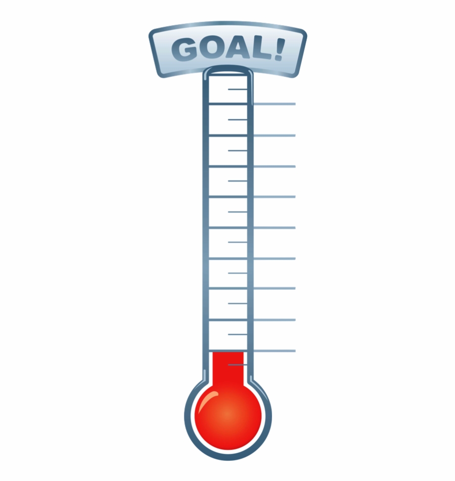 fundraising clipart goal chart