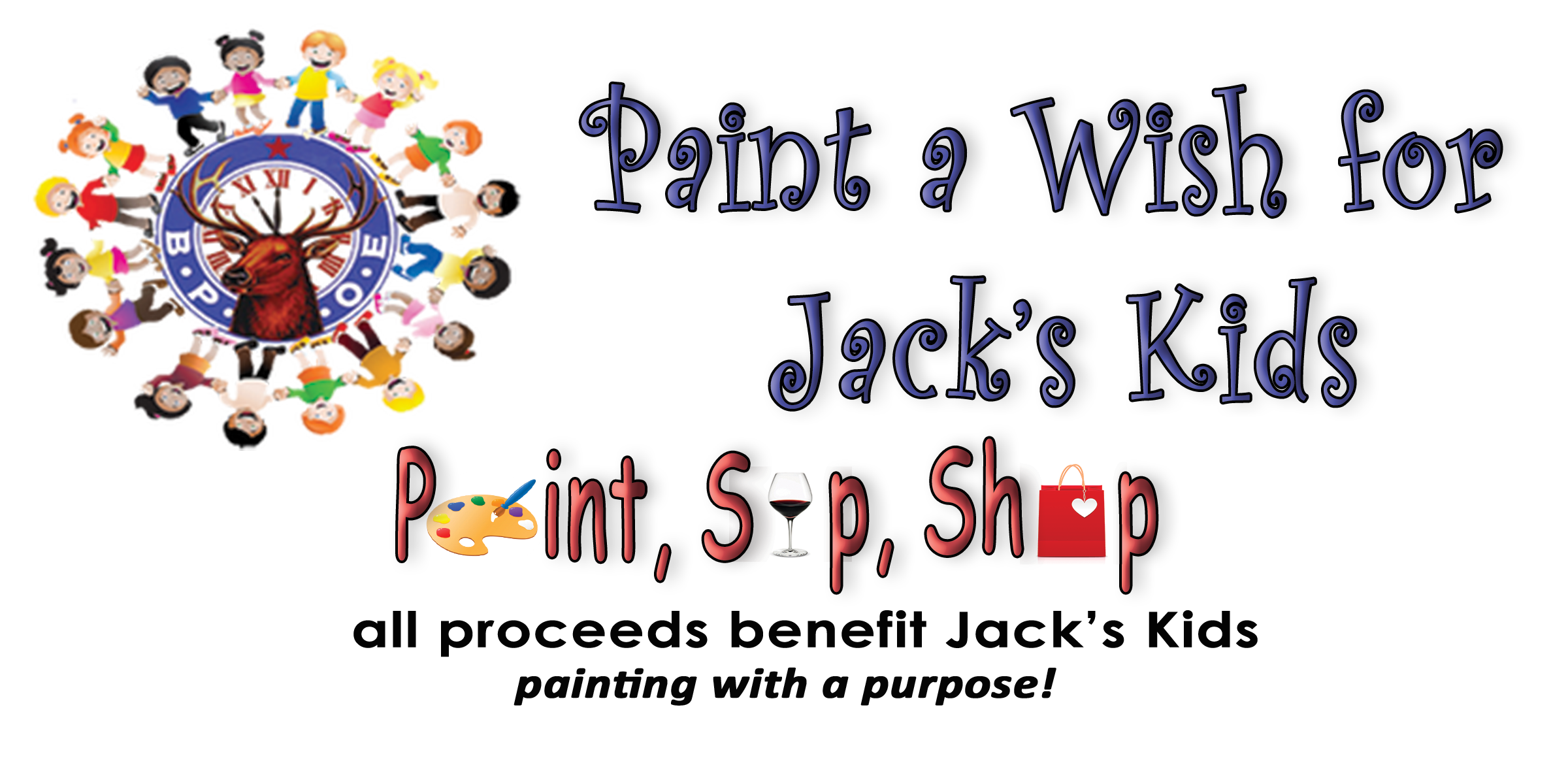 Paint a wish for. Fundraiser clipart upcoming event