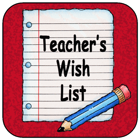 Teachers marston . Fundraiser clipart wish list