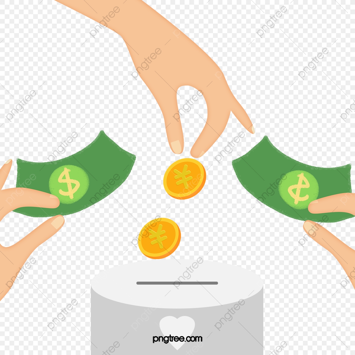 fundraising clipart paper money