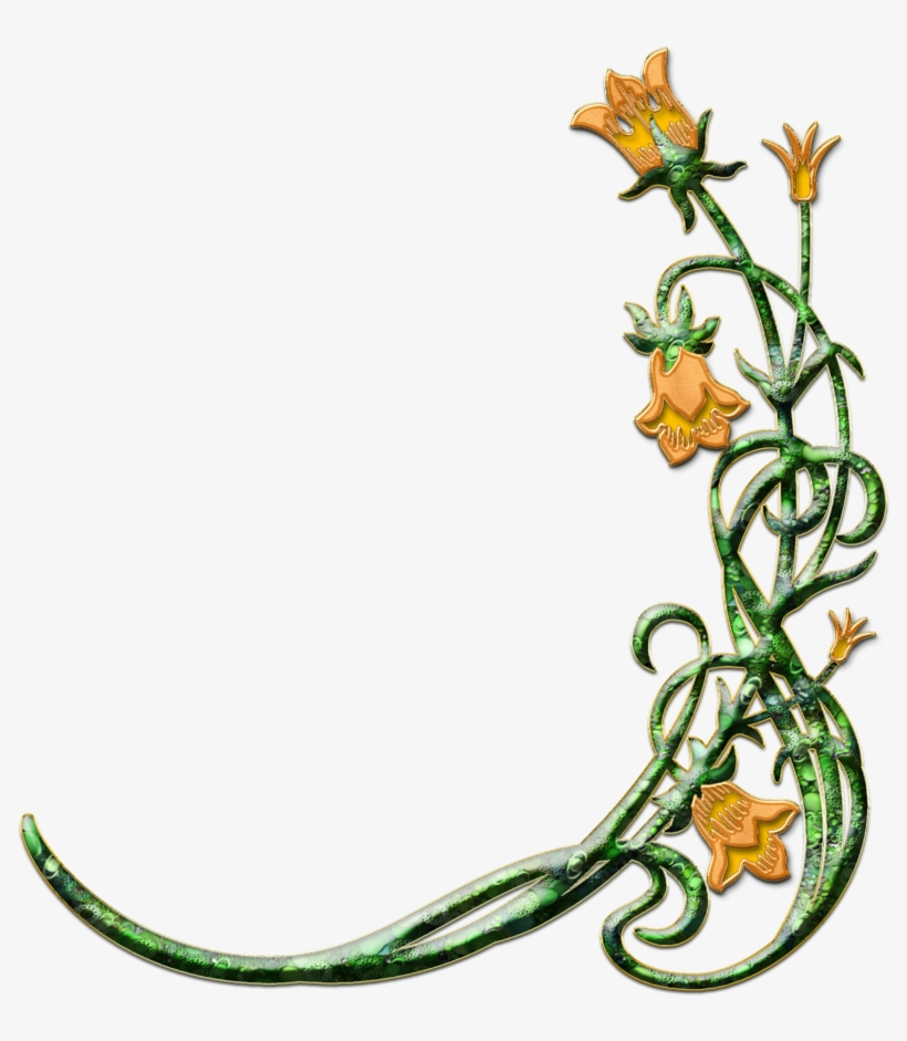 Flower religious border . Funeral clipart easter