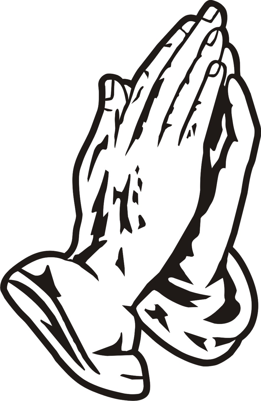 Free praying hands images. Funeral clipart prayer hand