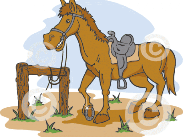 funny clipart horse