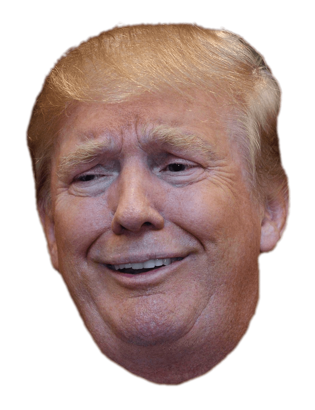 Funny png images. Trump face transparent stickpng