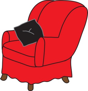 Furniture clipart easy chair. Free arm image 