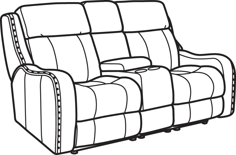 Springfield fabric power reclining. Furniture clipart love seat