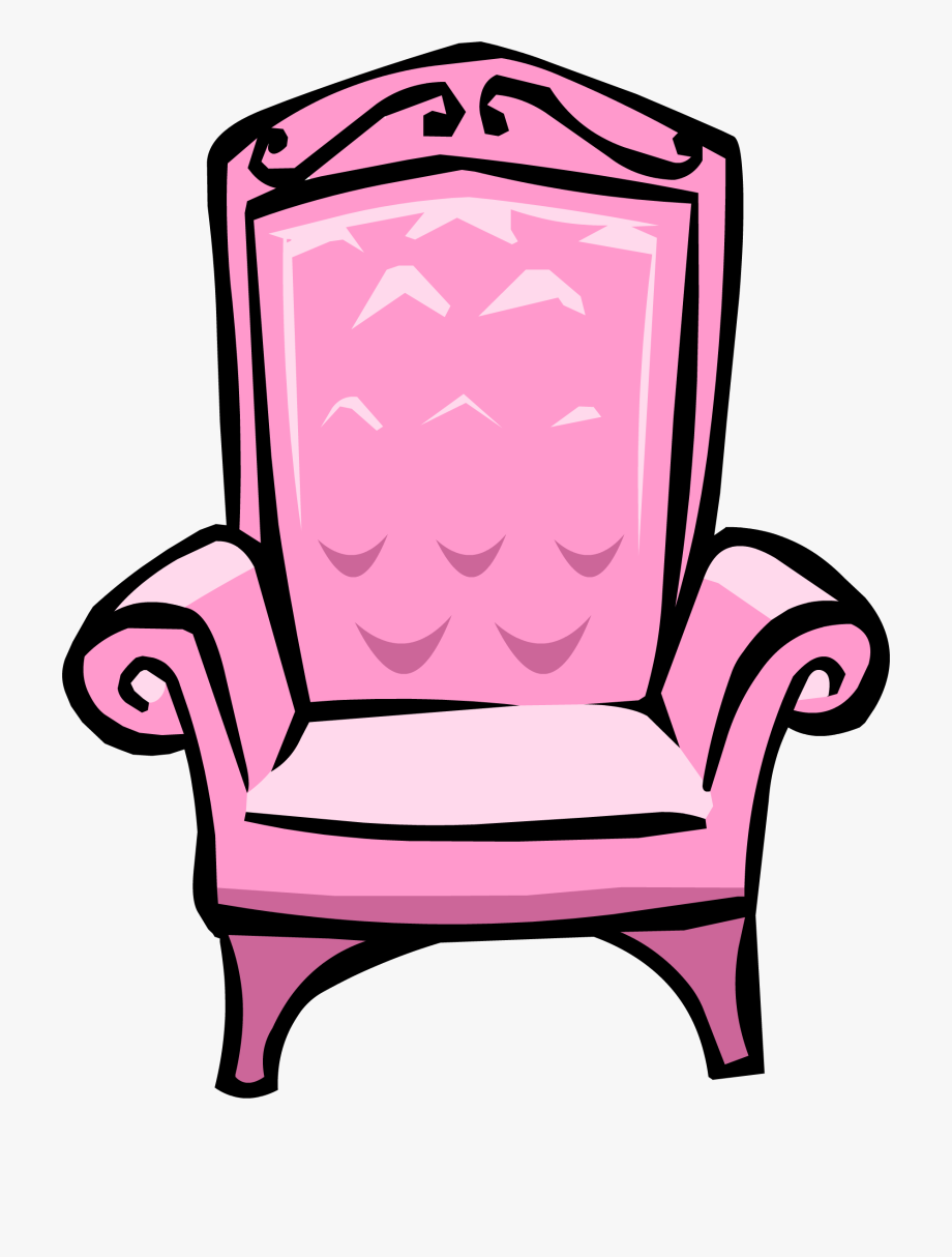 furniture clipart pink chair