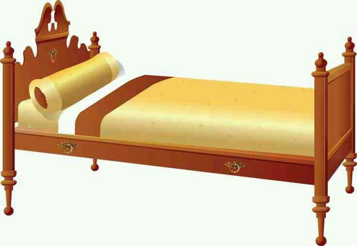 furniture clipart twin bed