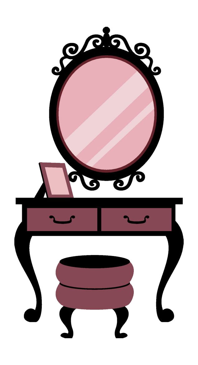furniture clipart vanity table