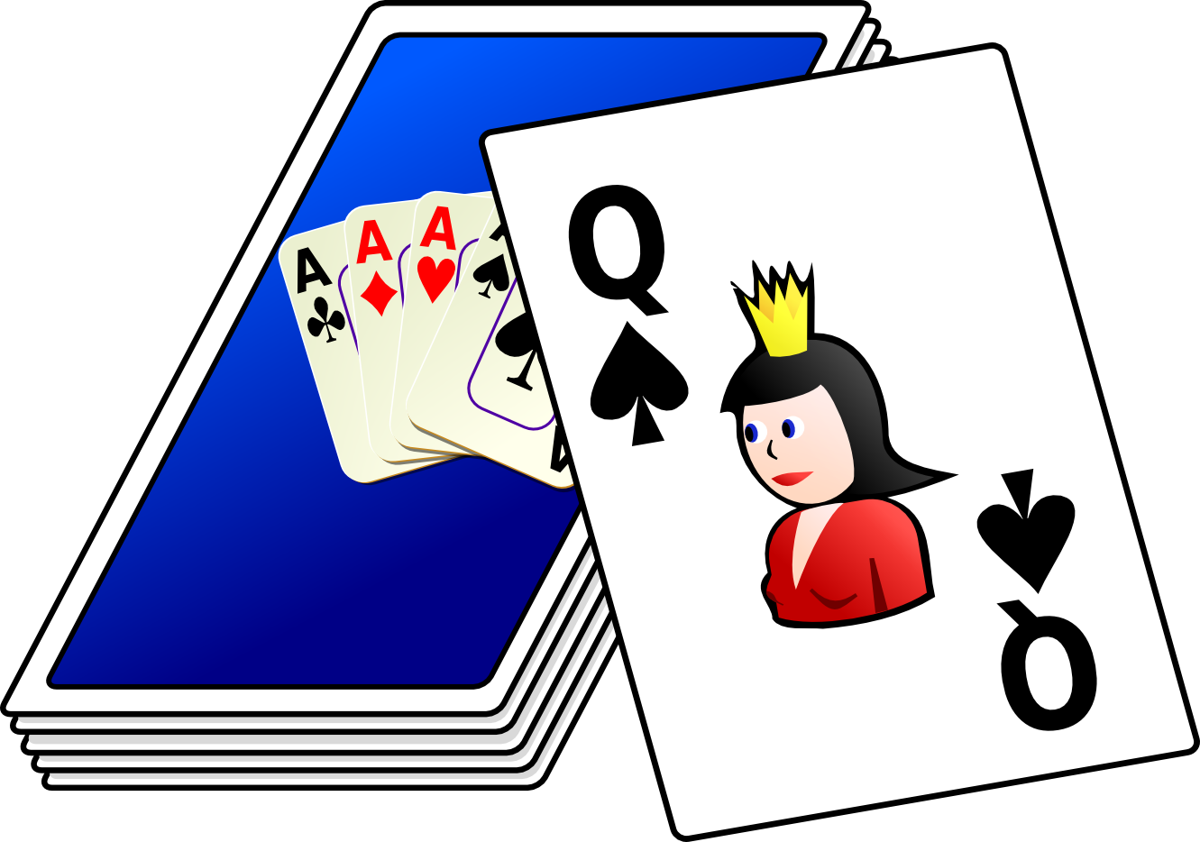Poker deck card
