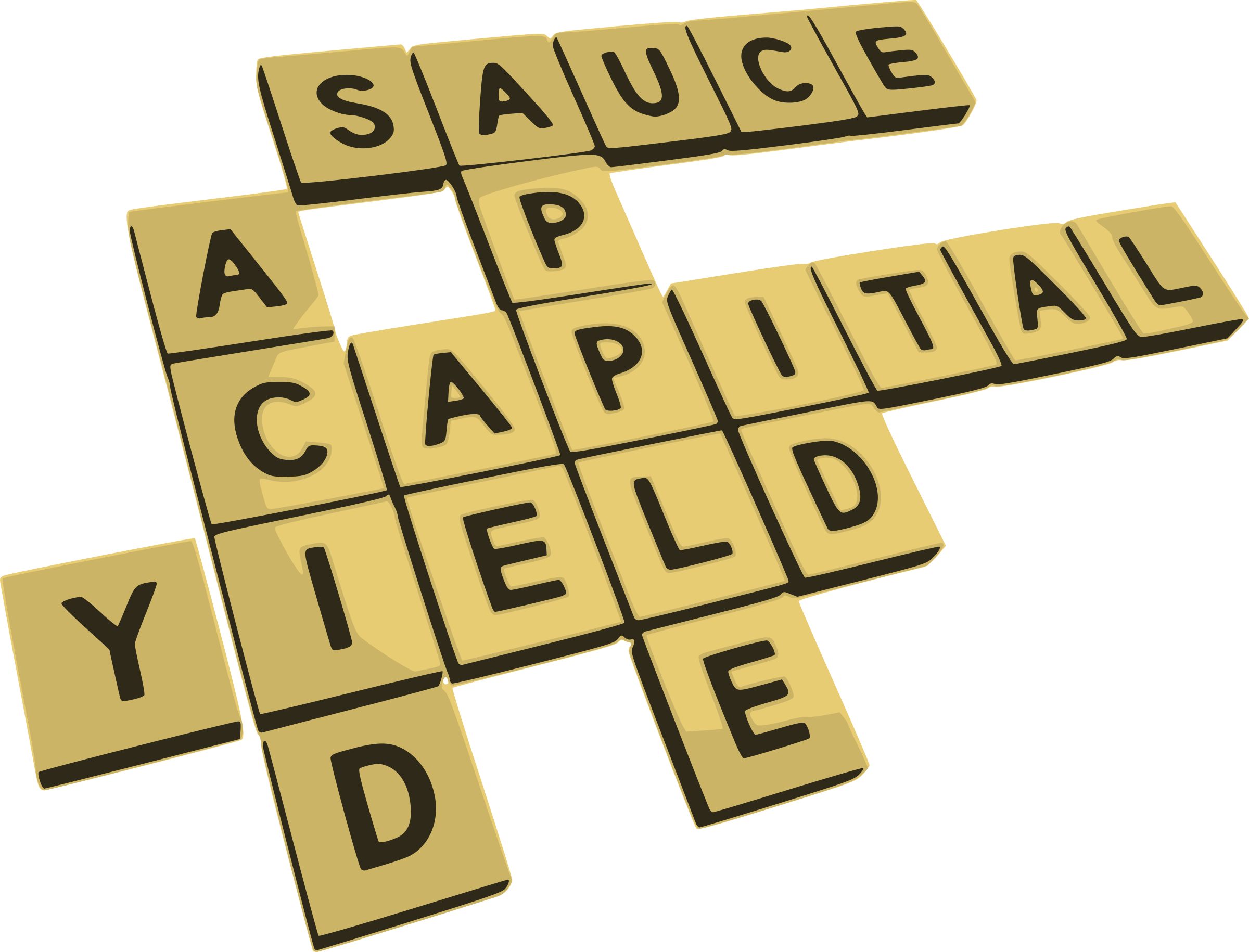Crossword letter tiles big. Words clipart tile