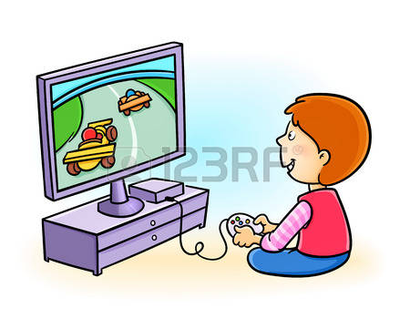 Game clipart uses computer. Kids on computers free