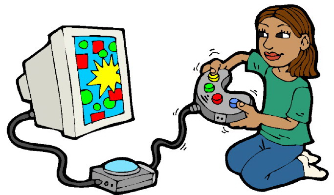 play clipart video game