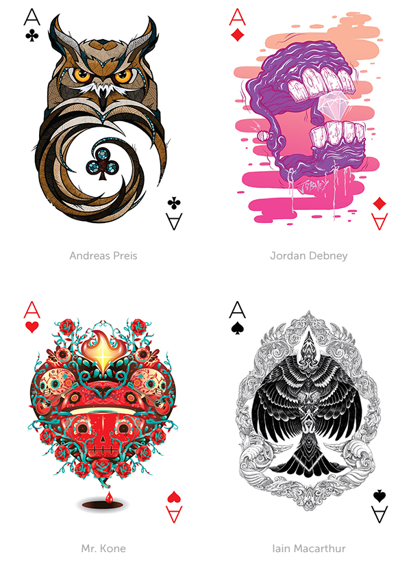 Illustrated art design pinterest. Games clipart deck card
