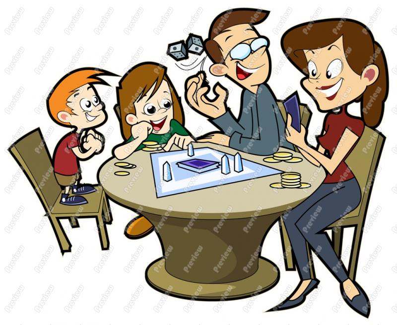 gaming clipart family game