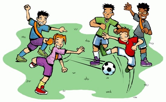 play clipart football match