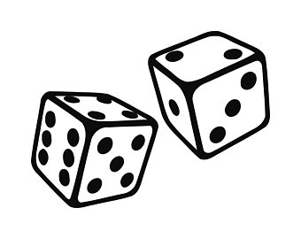 Etsy . Games clipart roll dice
