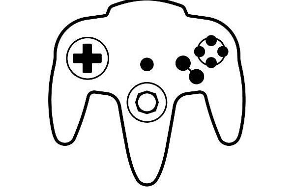 gaming clipart n64 controller