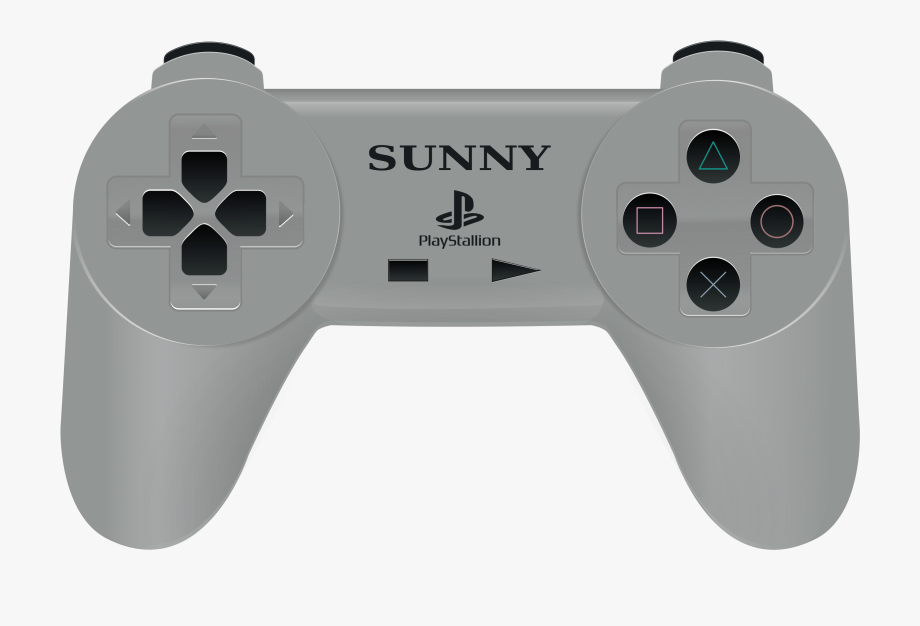 Video game controller ps. Gaming clipart old