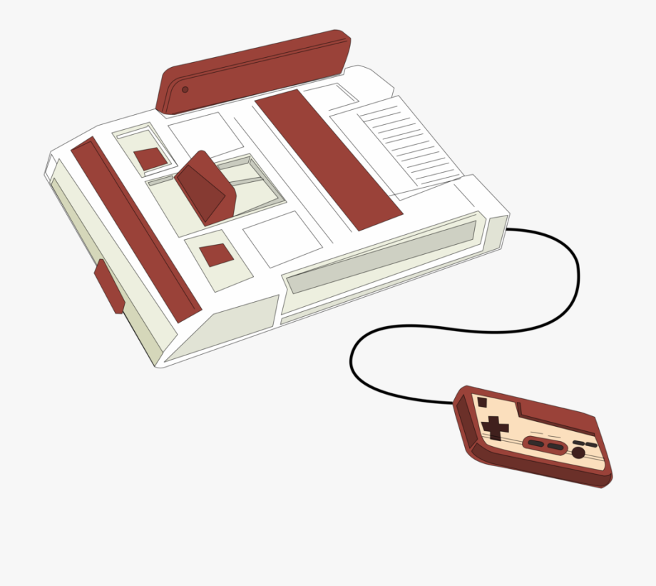 Gaming clipart retro gaming. Video game console 
