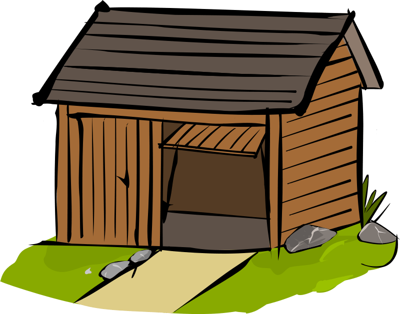 garage clipart shack