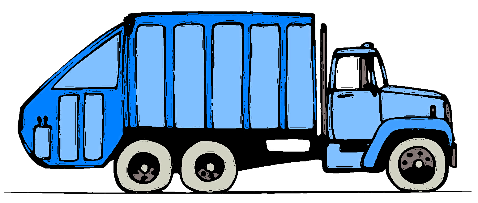Truck drawing free download. Garbage clipart bin lorry