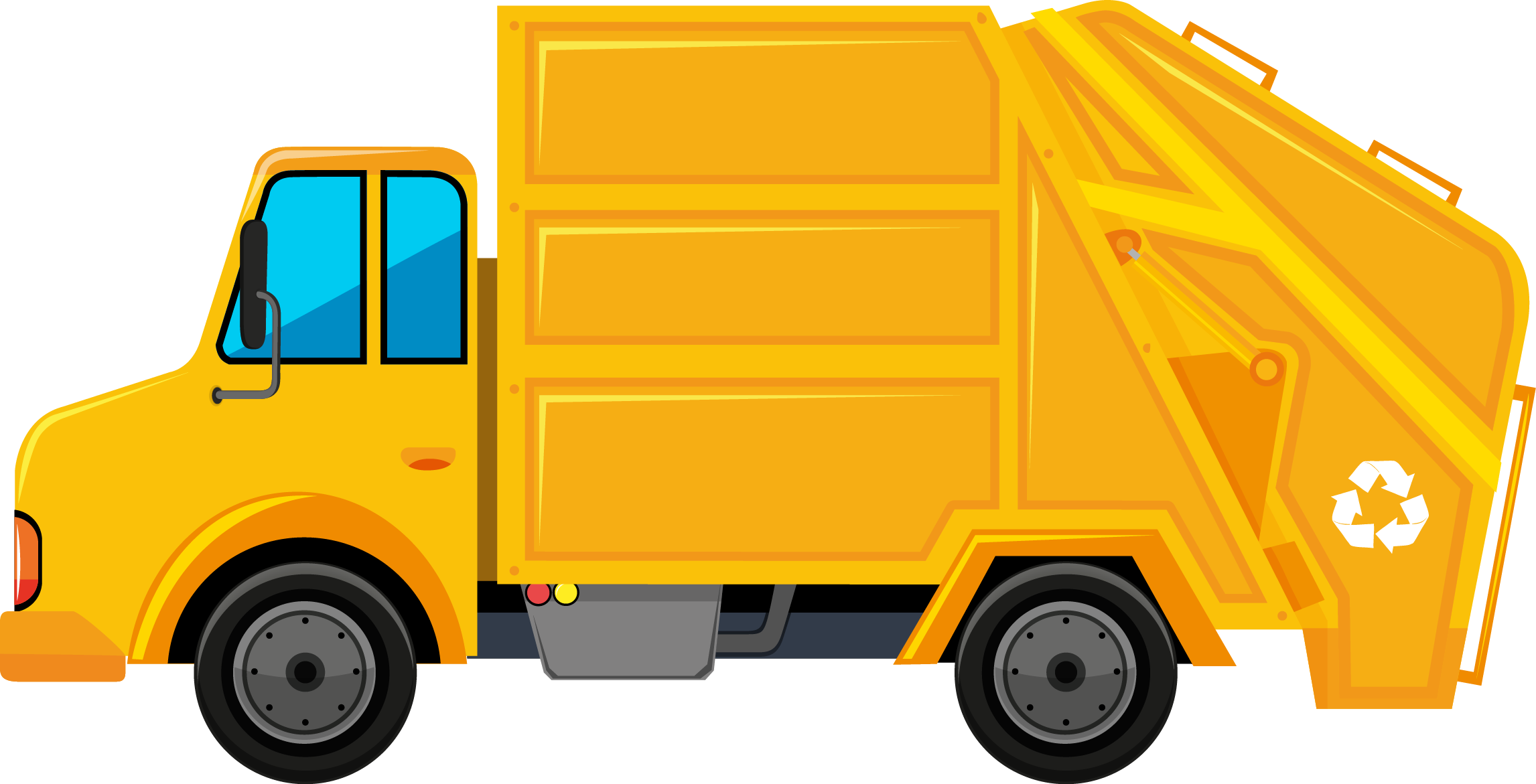 Garbage clipart garbage truck, Garbage garbage truck Transparent FREE