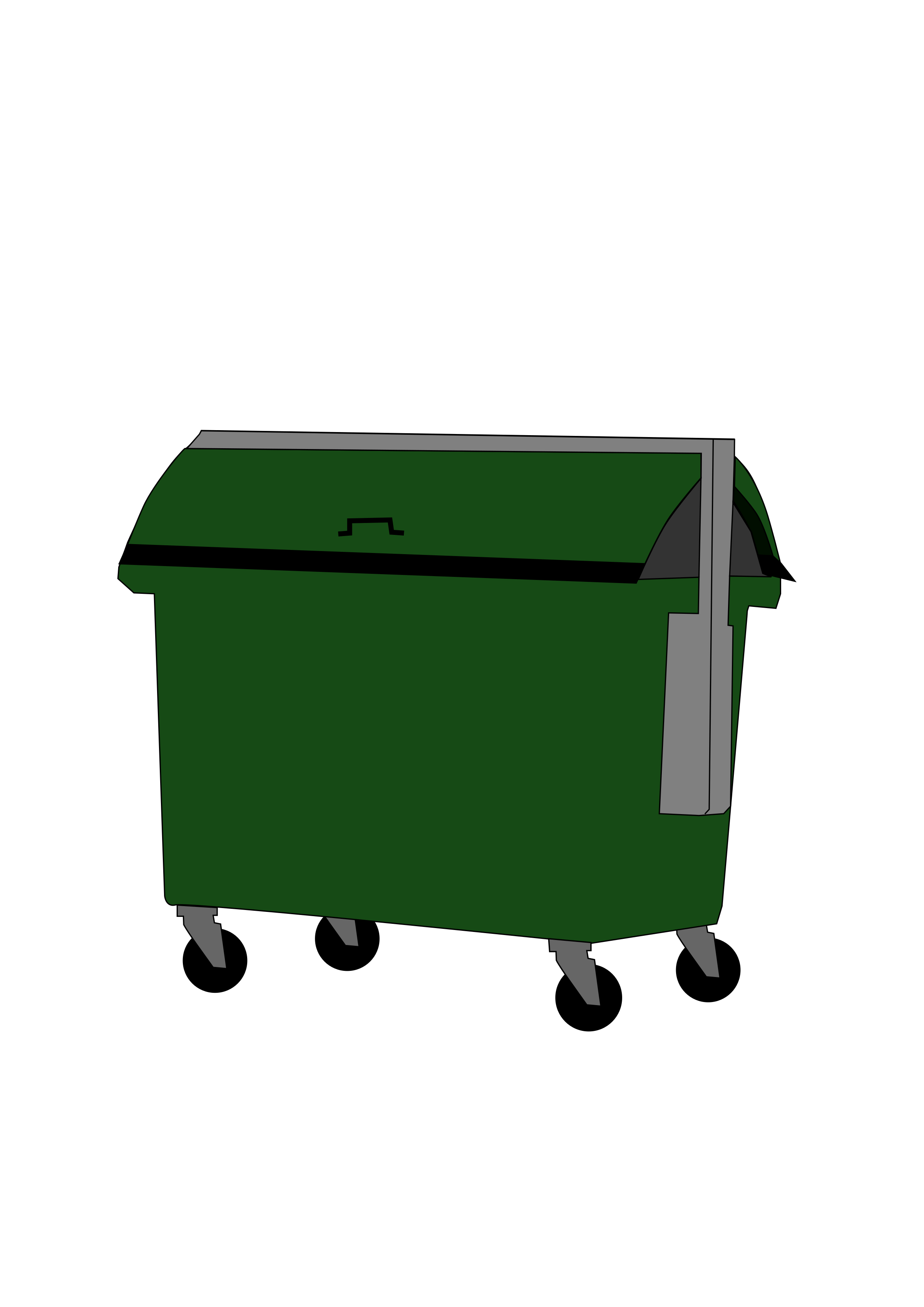 garbage clipart green