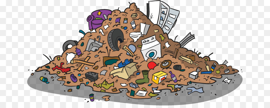 Drawing rubbish bins waste. Garbage clipart illustration