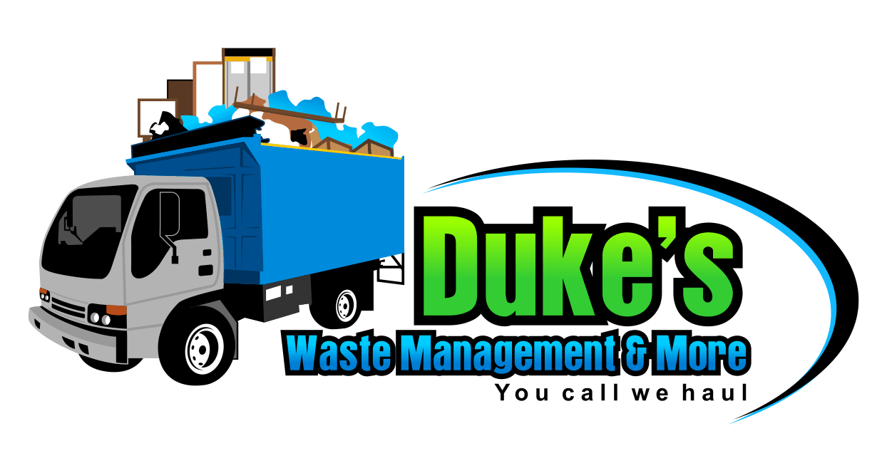 Garbage clipart junkyard. Dukes waste management junk