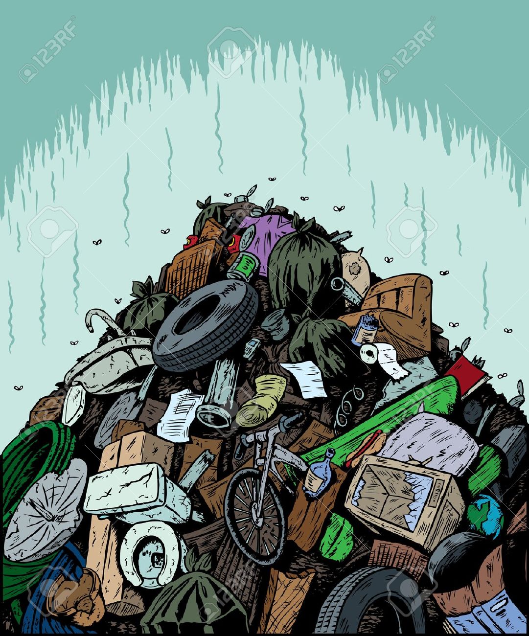 garbage clipart landfill