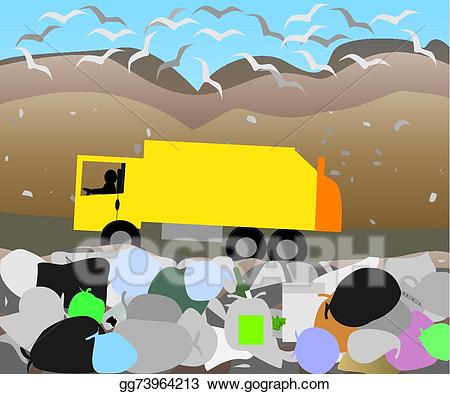 garbage clipart landfill site